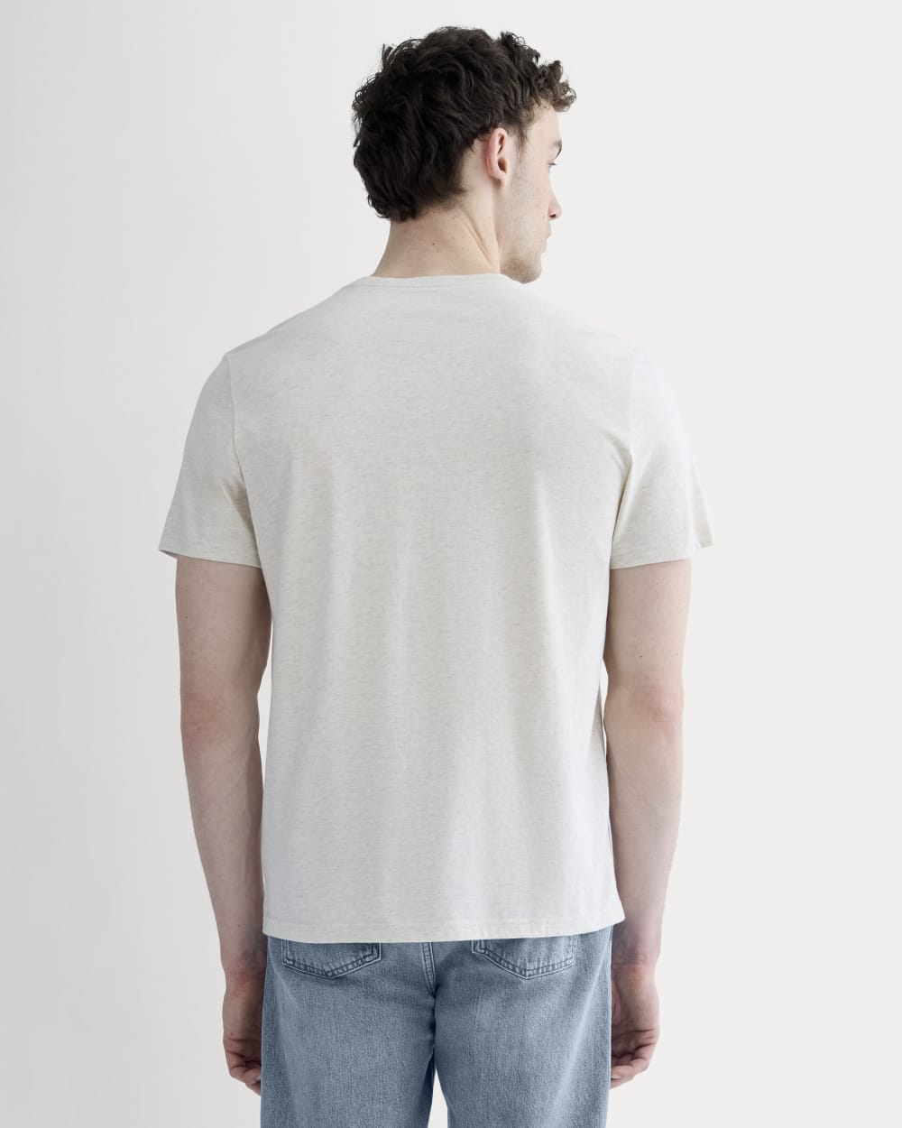 The Essential Organic Crew | Heathered Oat - Image 5