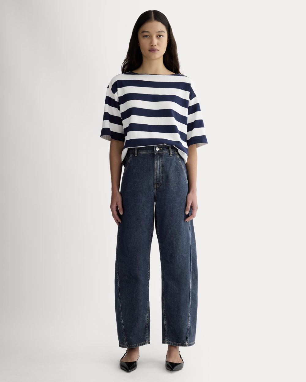 The Way-High? Twist Curve Jean | Indigo Rinse