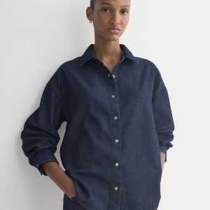 Everlane x Elena Bonvicini Balboa Button-Up Shirt | Deep Bay Indigo