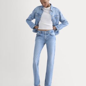 Everlane x Elena Bonvicini Highland Low-Rise Cigarette Jean | Crystal Cove Indigo
