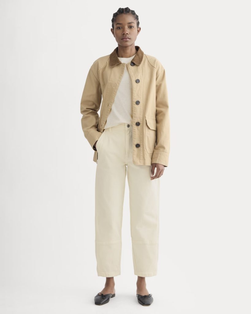The Utility Barrel Pant | Bone | Regular