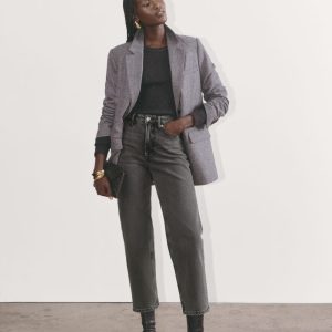The Way-High? Hourglass Jean | Washed Black | 27 1/2 Inseam