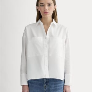 The Boxy Oxford | White