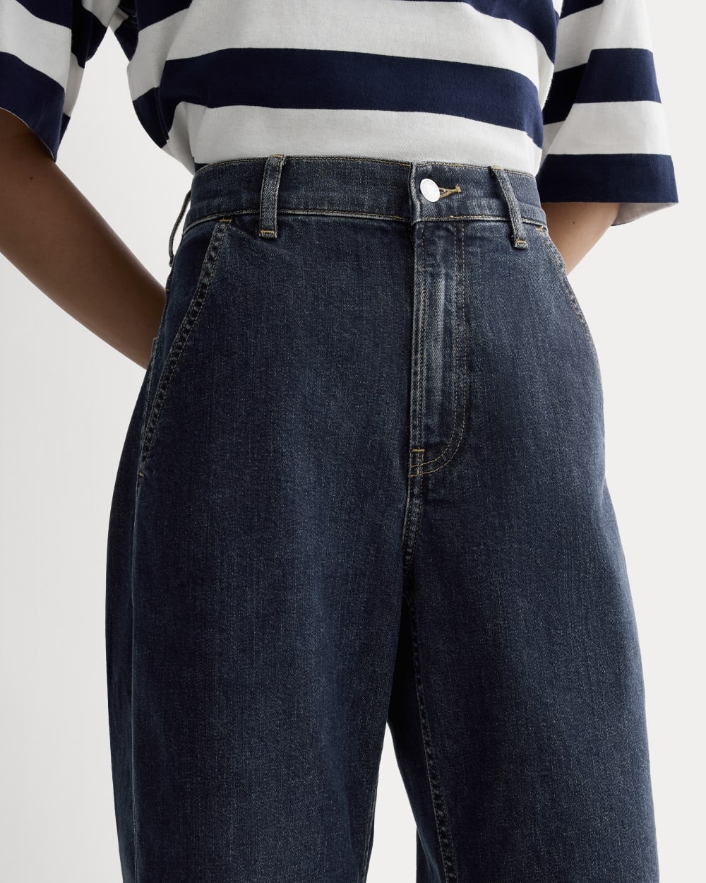 The Way-High? Twist Curve Jean | Indigo Rinse - Image 4