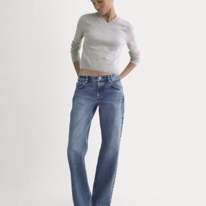 Everlane x Elena Bonvicini La Brea Low-Rise Baggy Jean | Blue Bird Indigo